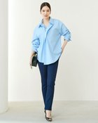 【ドゥクラッセ/DoCLASSE】のミラクルストレッチ・サイド切替スリム インディゴ|ID: prp329100004920478 ipo3291000000036914660