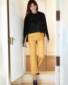 【ドゥクラッセ/DoCLASSE】のミラクルストレッチ・サイド切替ストレート 人気、トレンドファッション・服の通販 founy(ファニー) ファッション Fashion レディースファッション Fashion for Women パンツ Pants & Trousers ストレッチ Stretch, Stretchy Fabric ストレート Straight, Straight Cut スリム Slim, Slim Fit ヨガ Yoga, Yoga Wear レギンス Leggings, Stretch Pants 人気 Popular, Best Seller ビジネス 仕事 通勤 Business / Work / Commuting 切替 Switching, Contrast Panel thumbnail イエロー|ID: prp329100004920484 ipo3291000000036914690