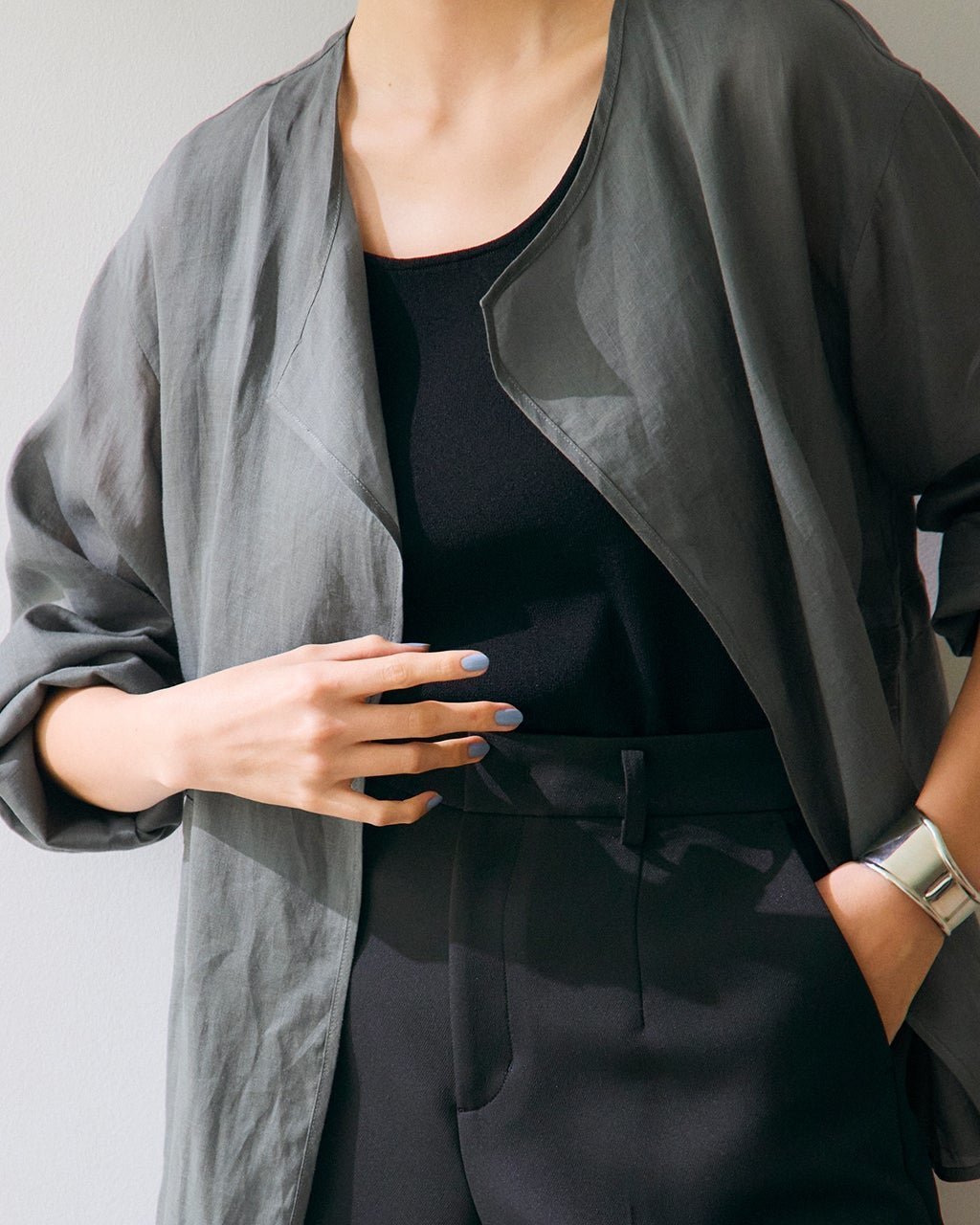 【ドゥクラッセ/DoCLASSE】の総針ニット・クルーネックインナー 人気、トレンドファッション・服の通販 founy(ファニー) 　ファッション　Fashion　レディースファッション　Fashion for Women　トップス・カットソー　Cut & Sew Tops　ニット　Knit Tops & Sweaters　インナー　Innerwear　カーディガン　Cardigan, Knitwear　スクエア　Square, Square Shape　セーター　Sweater, Knitwear　ラップ　Wrap, Wrap Design　エレガント 上品　Elegant　 other-1|ID: prp329100004920502 ipo3291000000036914810