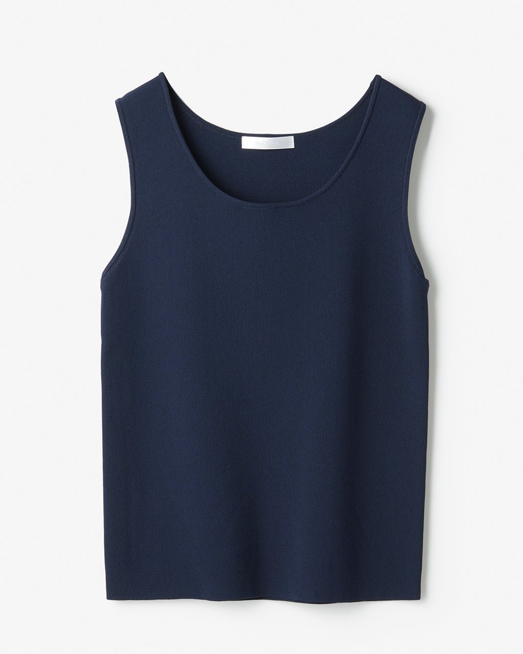 【ドゥクラッセ/DoCLASSE】の総針ニット・クルーネックインナー インテリア・キッズ・メンズ・レディースファッション・服の通販 founy(ファニー) 　ファッション　Fashion　レディースファッション　Fashion for Women　トップス・カットソー　Cut & Sew Tops　ニット　Knit Tops & Sweaters　インナー　Innerwear　カーディガン　Cardigan, Knitwear　スクエア　Square, Square Shape　セーター　Sweater, Knitwear　ラップ　Wrap, Wrap Design　エレガント 上品　Elegant　ネイビー|ID: prp329100004920502 ipo3291000000036914819