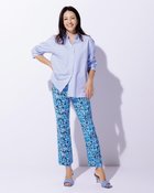 【ドゥクラッセ/DoCLASSE】のドライタッチ・センターシームストレート68cm 人気、トレンドファッション・服の通販 founy(ファニー) ファッション Fashion レディースファッション Fashion for Women パンツ Pants & Trousers ストライプ Stripe, Striped Pattern ストレッチ Stretch, Stretchy Fabric ストレート Straight, Straight Cut ストーン Stone, Gem-Like 定番 Standard, Basic Item フラット Flat, Flat Shoes フロント Front, Front Design プリント Print, Printed Pattern 夏 Summer thumbnail ネイビー&times;ブルー|ID: prp329100004920508 ipo3291000000036914857