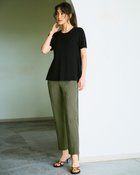【ドゥクラッセ/DoCLASSE】のドライタッチ・センターシームストレート68cm 人気、トレンドファッション・服の通販 founy(ファニー) ファッション Fashion レディースファッション Fashion for Women パンツ Pants & Trousers ストライプ Stripe, Striped Pattern ストレッチ Stretch, Stretchy Fabric ストレート Straight, Straight Cut ストーン Stone, Gem-Like 定番 Standard, Basic Item フラット Flat, Flat Shoes フロント Front, Front Design プリント Print, Printed Pattern 夏 Summer thumbnail オリーブ|ID: prp329100004920508 ipo3291000000036914875