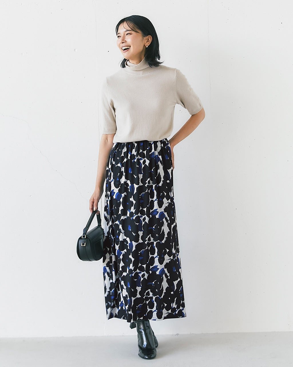 【ドゥクラッセ/DoCLASSE】のドレープジャージー・ナロースカート インテリア・キッズ・メンズ・レディースファッション・服の通販 founy(ファニー) 　ファッション　Fashion　レディースファッション　Fashion for Women　スカート　Skirts　おすすめ　Recommended / Our Picks　ギャザー　Gathered, Ruffled　セットアップ　Set-Up, Coordinated Outfit　ドレープ　Drape, Draping Fabric　ロング　Long, Long-Length　エレガント 上品　Elegant　ネイビーパターン|ID: prp329100004920520 ipo3291000000036914926