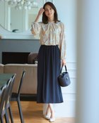 【ドゥクラッセ/DoCLASSE】のドレープジャージー・ナロースカート ミッドナイトブルー|ID: prp329100004920520 ipo3291000000037191755