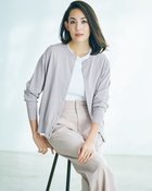 【ドゥクラッセ/DoCLASSE】のUVニット・ミニマルクルーカーディガン 人気、トレンドファッション・服の通販 founy(ファニー) ファッション Fashion レディースファッション Fashion for Women トップス・カットソー Cut & Sew Tops ニット Knit Tops & Sweaters カーディガン・羽織り Layered Style Cardigans おすすめ Recommended / Our Picks なめらか Smooth, Silky Texture カーディガン Cardigan, Knitwear エレガント 上品 Elegant 洗える Machine Washable thumbnail ライトグレー|ID: prp329100004920532 ipo3291000000037023840