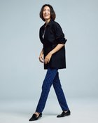 【ドゥクラッセ/DoCLASSE】のミラクルストレッチ・レギンスパンツ ブルー&times;ネイビー|ID: prp329100004920540 ipo3291000000037245519
