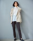 【ドゥクラッセ/DoCLASSE】のミラクルストレッチ・レギンスパンツ ネイビー&times;ブラウン|ID: prp329100004920540 ipo3291000000037245522