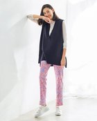 【ドゥクラッセ/DoCLASSE】のミラクルストレッチ・レギンスパンツ レッド・パターン|ID: prp329100004920540 ipo3291000000037245530