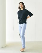 【ドゥクラッセ/DoCLASSE】のミラクルストレッチ・レギンスパンツ サックス|ID: prp329100004920540 ipo3291000000037245554