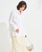 【ドゥクラッセ/DoCLASSE】のストレッチコットン・アレンジシャツチュニック 人気、トレンドファッション・服の通販 founy(ファニー) ファッション Fashion レディースファッション Fashion for Women トップス・カットソー Cut & Sew Tops シャツ・ブラウス・オフィスカジュアル Elegant Blouses & Button-Ups カシュクール Wrap Design ショート Short, Short Length ストレッチ Stretch, Stretchy Fabric スリット Slit, Slit Detail チュニック Tunic, Long Top ミックス Mix, Mixed Style ラップ Wrap, Wrap Design thumbnail ホワイト|ID: prp329100004920549 ipo3291000000036915095