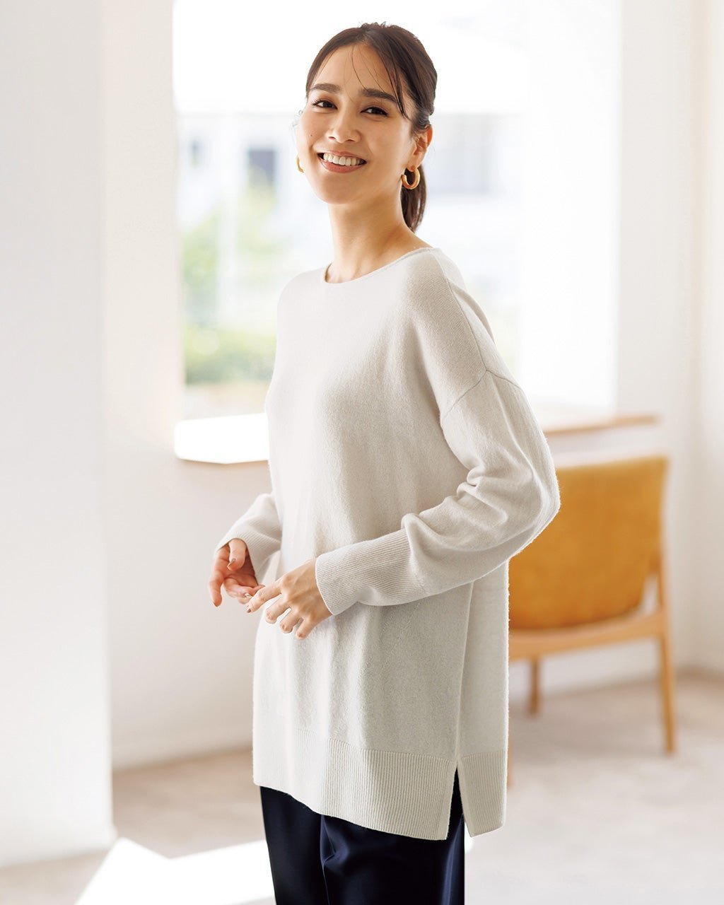 【ドゥクラッセ/DoCLASSE】のウールカシミヤ・ボートネックニット インテリア・キッズ・メンズ・レディースファッション・服の通販 founy(ファニー) 　ファッション　Fashion　レディースファッション　Fashion for Women　トップス・カットソー　Cut & Sew Tops　ニット　Knit Tops & Sweaters　なめらか　Smooth, Silky Texture　ジャケット　Jacket, Outerwear　セーター　Sweater, Knitwear　ライトグレー|ID: prp329100004920570 ipo3291000000036915259