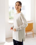【ドゥクラッセ/DoCLASSE】のウールカシミヤ・ボートネックニット ライトグレー|ID: prp329100004920570 ipo3291000000037101837