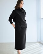 【ドゥクラッセ/DoCLASSE】のダンボールニット・ストレートスカート/普通丈 ブラック|ID: prp329100004920571 ipo3291000000036915272