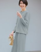 【ドゥクラッセ/DoCLASSE】のカットジョーゼット・袖タックプルオーバー グレーブルー|ID: prp329100004920573 ipo3291000000037245569