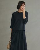 【ドゥクラッセ/DoCLASSE】のカットジョーゼット・袖タックプルオーバー ミッドナイトブルー|ID: prp329100004920573 ipo3291000000037245572