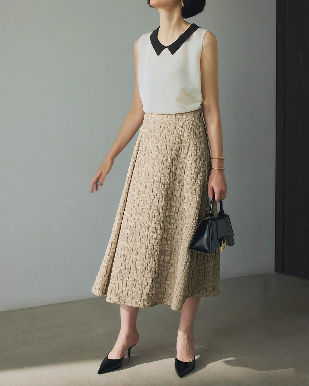 【ドゥクラッセ/DoCLASSE】のシアーニット&ジャカードスカートセット 人気、トレンドファッション・服の通販 founy(ファニー) 　ファッション　Fashion　レディースファッション　Fashion for Women　スカート　Skirts　ジャカード／ジャガード　Jacquard, Woven Pattern　セットアップ　Set-Up, Coordinated Outfit　 other-1|ID: prp329100004920577 ipo3291000000036915312