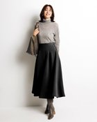 【ドゥクラッセ/DoCLASSE】の綾目ダンボールニット・フレアスカート ブラック|ID: prp329100004920581 ipo3291000000037255982