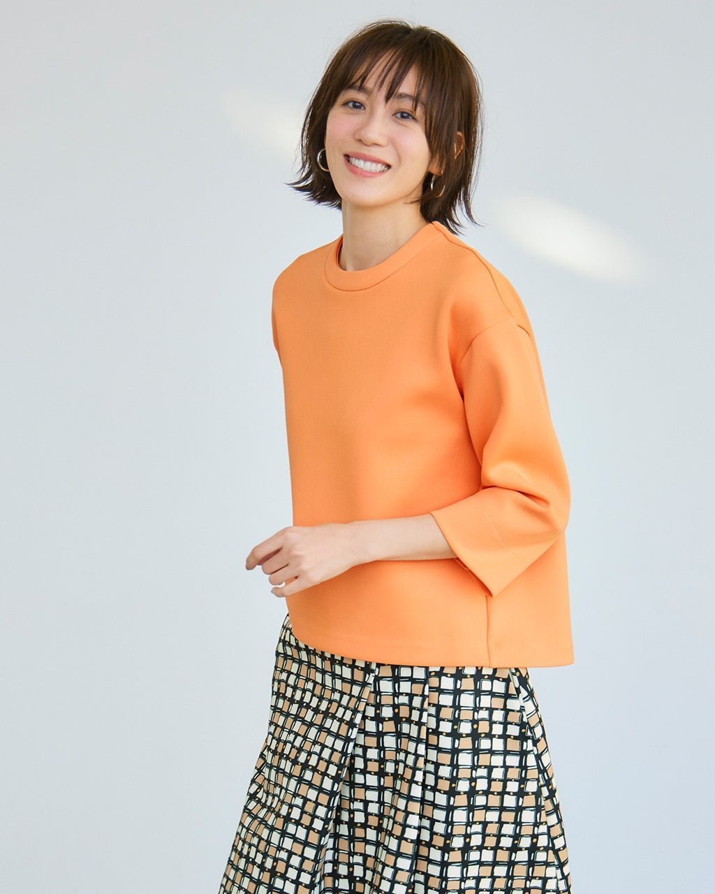 【ドゥクラッセ/DoCLASSE】のダブル編みジャージー・フォルムトップス インテリア・キッズ・メンズ・レディースファッション・服の通販 founy(ファニー) ファッション Fashion レディースファッション Fashion for Women トップス・カットソー Cut & Sew Tops セットアップ Matching Sets レディーストップス・ブラウス Tops & Blouses / Assorted Women's Tops シンプル Simple, Minimal スタイリッシュ Stylish, Fashionable ストレッチ Stretch, Stretchy Fabric セットアップ Set-Up, Coordinated Outfit ダブル Double, Double-Breasted フォルム Silhouette, Form ワイド Wide, Wide Fit ライトオレンジ|ID: prp329100004920589 ipo3291000000036915392