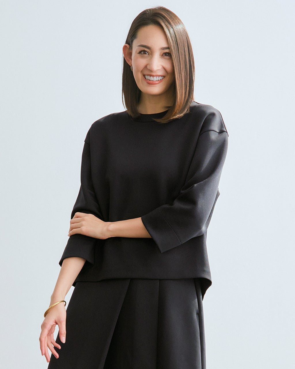 【ドゥクラッセ/DoCLASSE】のダブル編みジャージー・フォルムトップス インテリア・キッズ・メンズ・レディースファッション・服の通販 founy(ファニー) ファッション Fashion レディースファッション Fashion for Women トップス・カットソー Cut & Sew Tops セットアップ Matching Sets レディーストップス・ブラウス Tops & Blouses / Assorted Women's Tops シンプル Simple, Minimal スタイリッシュ Stylish, Fashionable ストレッチ Stretch, Stretchy Fabric セットアップ Set-Up, Coordinated Outfit ダブル Double, Double-Breasted フォルム Silhouette, Form ワイド Wide, Wide Fit ブラック|ID: prp329100004920589 ipo3291000000036915400