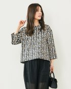 【ドゥクラッセ/DoCLASSE】のダブル編みジャージー・フォルムトップス ベージュ・パターン|ID: prp329100004920589 ipo3291000000037299212
