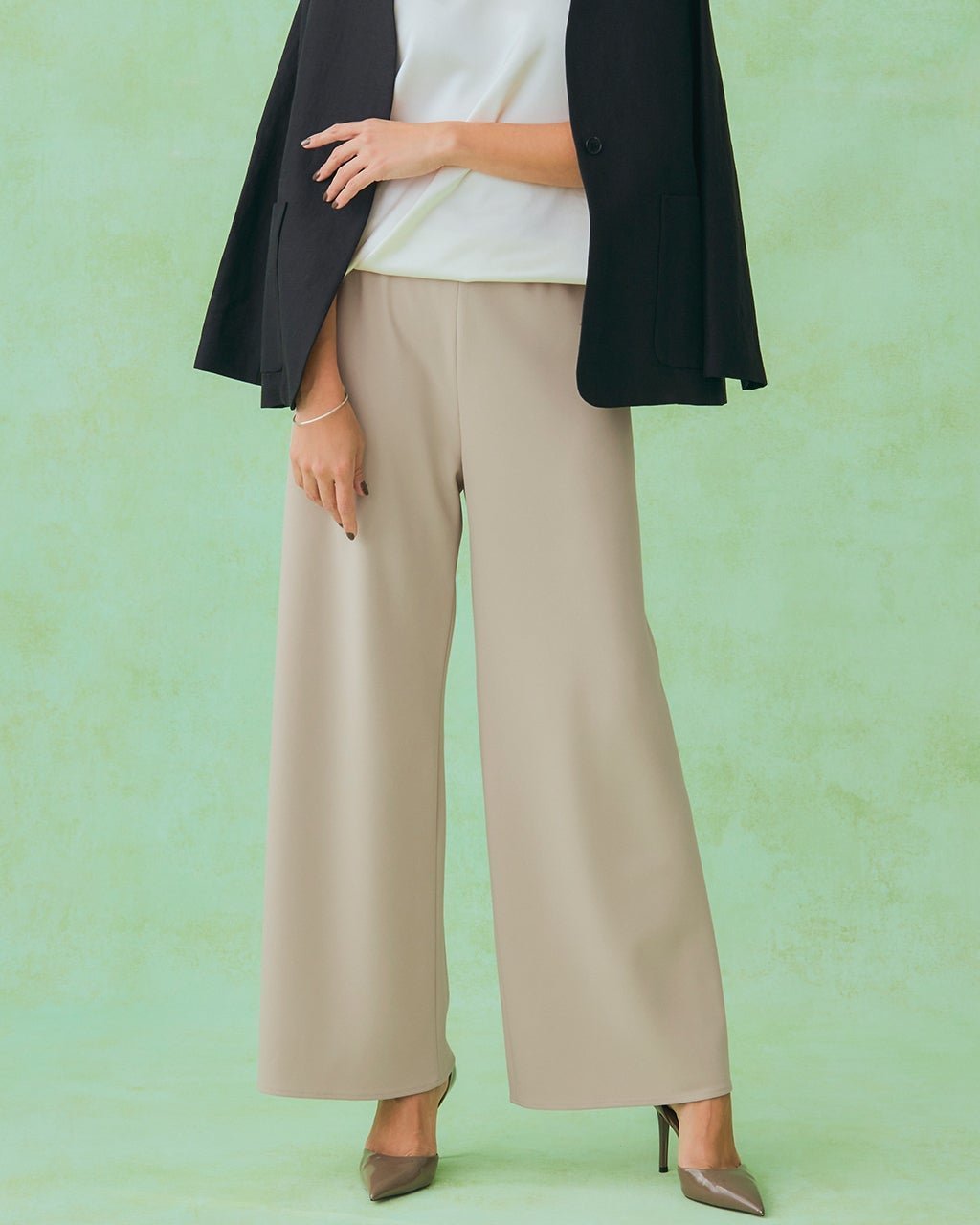 【ドゥクラッセ/DoCLASSE】のストレッチバイアス・セミワイド/72cm インテリア・キッズ・メンズ・レディースファッション・服の通販 founy(ファニー) 　ファッション　Fashion　レディースファッション　Fashion for Women　パンツ　Pants & Trousers　ペチコート　Petticoat, Underskirt　ソフトグレー|ID: prp329100004920595 ipo3291000000036915430