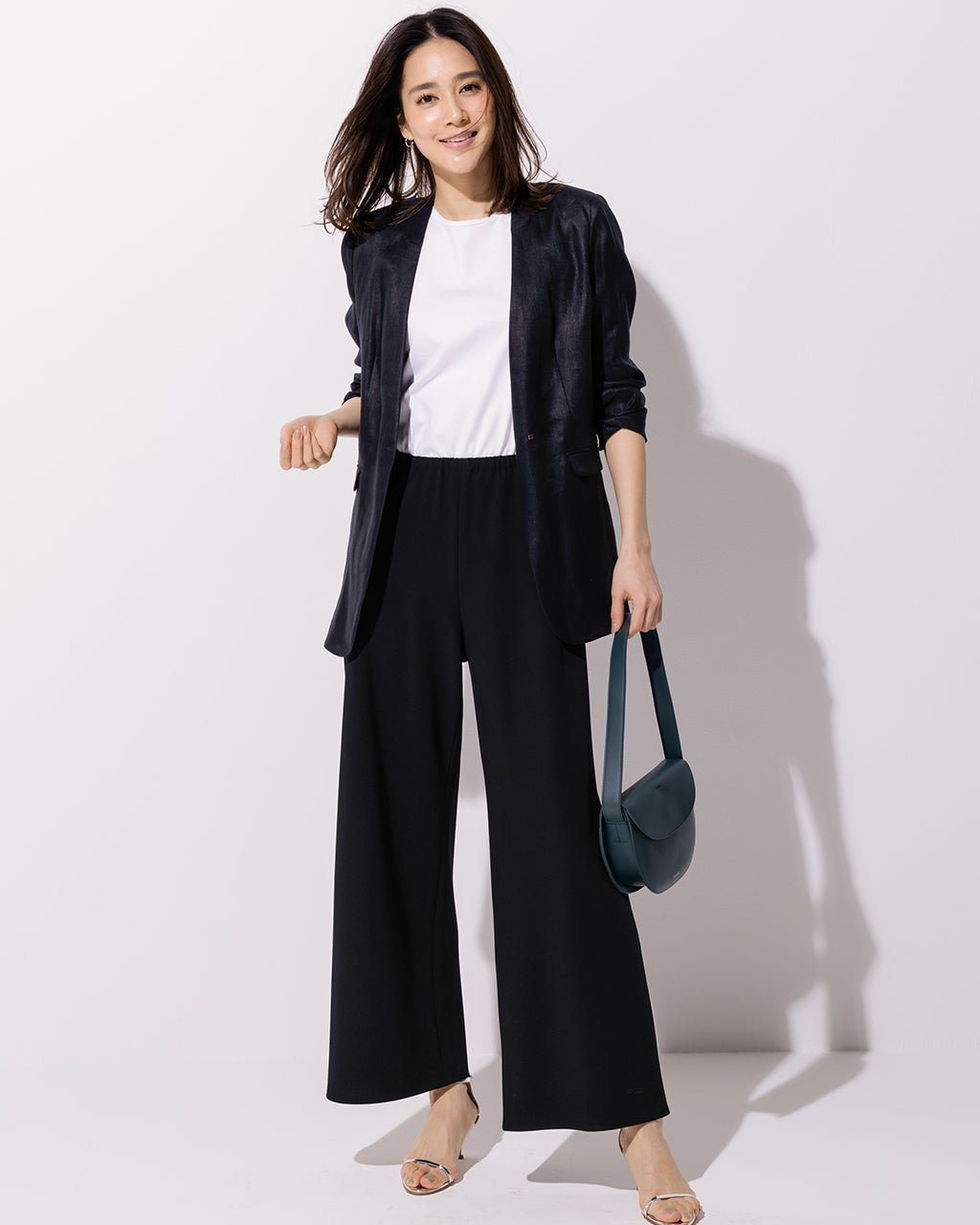 【ドゥクラッセ/DoCLASSE】のストレッチバイアス・セミワイド/72cm インテリア・キッズ・メンズ・レディースファッション・服の通販 founy(ファニー) 　ファッション　Fashion　レディースファッション　Fashion for Women　パンツ　Pants & Trousers　ペチコート　Petticoat, Underskirt　ブラック|ID: prp329100004920595 ipo3291000000036915432