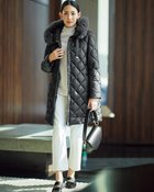 【ドゥクラッセ/DoCLASSE】のAIRダウン・エコファーダイヤキルトコート ブラック|ID: prp329100004920610 ipo3291000000037093892
