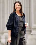 【ドゥクラッセ/DoCLASSE】の前立てビジュー・タフタブルゾン 人気、トレンドファッション・服の通販 founy(ファニー) ファッション Fashion レディースファッション Fashion for Women アウター Coat / Outerwear Collection レディースジャケット・軽アウター Jackets ブルゾンジャケット・スポーティアウター Blouson Jackets おすすめ Recommended / Our Picks カーディガン Cardigan, Knitwear ギャザー Gathered, Ruffled ジャケット Jacket, Outerwear スマート Smart, Elegant タフタ Taffeta, Structured Fabric ビジュー Bijou, Jewel-like Accent ブルゾン Blouson, Bomber Jacket 人気 Popular, Best Seller 旅行 Travel 春 Spring 秋 Autumn thumbnail ネイビー|ID: prp329100004920613 ipo3291000000036915527