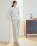 【ドゥクラッセ/DoCLASSE】のストレッチリブ・バイアスデザインセーター ライトグレー|ID: prp329100004920618 ipo3291000000037057089