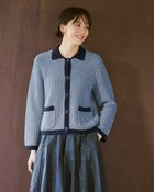 【ドゥクラッセ/DoCLASSE】の鹿の子編み・ポロ衿ジャケット 人気、トレンドファッション・服の通販 founy(ファニー) ファッション Fashion レディースファッション Fashion for Women アウター Coat / Outerwear Collection レディースジャケット・軽アウター Jackets ジャケット Jacket, Outerwear ツイード Twill, Twill Weave デニム Denim, Jeans Material パイピング Piping, Trim Design ボトム Bottoms, Lower Wear ポケット Pocket, Pocket Detail エレガント 上品 Elegant 鹿の子 Piqué, Kanoko Fabric thumbnail ネイビー&times;ブルー|ID: prp329100004920624 ipo3291000000036915581