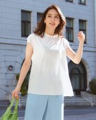 【ドゥクラッセ/DoCLASSE】のプチフリルネック・フォルムブラウス 人気、トレンドファッション・服の通販 founy(ファニー) ファッション Fashion レディースファッション Fashion for Women トップス・カットソー Cut & Sew Tops シャツ・ブラウス・オフィスカジュアル Elegant Blouses & Button-Ups フェミニン Feminine, Girly フレア Flare, Flared フレンチ French, French Style リボン Ribbon, Bow thumbnail ホワイト|ID: prp329100004920693 ipo3291000000036915958