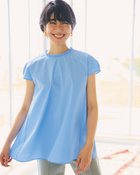 【ドゥクラッセ/DoCLASSE】のプチフリルネック・フォルムブラウス 人気、トレンドファッション・服の通販 founy(ファニー) ファッション Fashion レディースファッション Fashion for Women トップス・カットソー Cut & Sew Tops シャツ・ブラウス・オフィスカジュアル Elegant Blouses & Button-Ups フェミニン Feminine, Girly フレア Flare, Flared フレンチ French, French Style リボン Ribbon, Bow thumbnail サックス|ID: prp329100004920693 ipo3291000000036915961