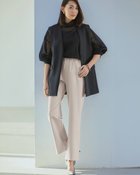 【ドゥクラッセ/DoCLASSE】のシルキーポンチ・抜け感テーパード 人気、トレンドファッション・服の通販 founy(ファニー) ファッション Fashion レディースファッション Fashion for Women パンツ Pants & Trousers なめらか Smooth, Silky Texture ダブル Double, Double-Breasted テーパード Tapered, Tapered Pants トレンド Trend, Trending Now ロング Long, Long-Length 夏 Summer 春 Spring S/S・春夏 SS, Spring/Summer, Warm Season thumbnail ライトグレー|ID: prp329100004920694 ipo3291000000036915969