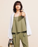 【ドゥクラッセ/DoCLASSE】のコットンダブルクロス・フレアビスチェ 大人の最旬トレンドファッション＆コーディネート founy(ファウニー) ファッション Fashion レディースファッション Fashion for Women ワンピース Dresses カーゴパンツ Cargo Pants, Utility Pants ジャケット Jacket, Outerwear セットアップ Set-Up, Coordinated Outfit タンク Tank Top, Sleeveless Top ダブル Double, Double-Breasted ビスチェ Bustier, Corset Top エレガント 上品 Elegant 夏 Summer |ID:prp329100004920696