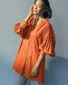 【ドゥクラッセ/DoCLASSE】のコットンローン・チュニックブラウス 人気、トレンドファッション・服の通販 founy(ファニー) ファッション Fashion レディースファッション Fashion for Women トップス・カットソー Cut & Sew Tops シャツ・ブラウス・オフィスカジュアル Elegant Blouses & Button-Ups なめらか Smooth, Silky Texture エアリー Airy Texture チュニック Tunic, Long Top フォルム Silhouette, Form エレガント 上品 Elegant 人気 Popular, Best Seller 長袖 Long Sleeve, Full Sleeve thumbnail オレンジ|ID: prp329100004920704 ipo3291000000036916037