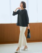 【ドゥクラッセ/DoCLASSE】のメランジWクロス・美脚ストレート/68cm 人気、トレンドファッション・服の通販 founy(ファニー) ファッション Fashion レディースファッション Fashion for Women パンツ Pants & Trousers ストレート Straight, Straight Cut メランジ Melange, Mixed Yarn thumbnail オフホワイト|ID: prp329100004920714 ipo3291000000036916091