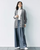 【ドゥクラッセ/DoCLASSE】の総針編み・Vネックボタンカーディガン 人気、トレンドファッション・服の通販 founy(ファニー) ファッション Fashion レディースファッション Fashion for Women トップス・カットソー Cut & Sew Tops カーディガン・羽織り Layered Style Cardigans Vネックトップス V-Neck Tops / V-Cut Neckline Shirts カーディガン Cardigan, Knitwear セーター Sweater, Knitwear トレンド Trend, Trending Now リラックス Relax, Relaxed Fit 人気 Popular, Best Seller thumbnail グレー|ID: prp329100004920719 ipo3291000000036916128