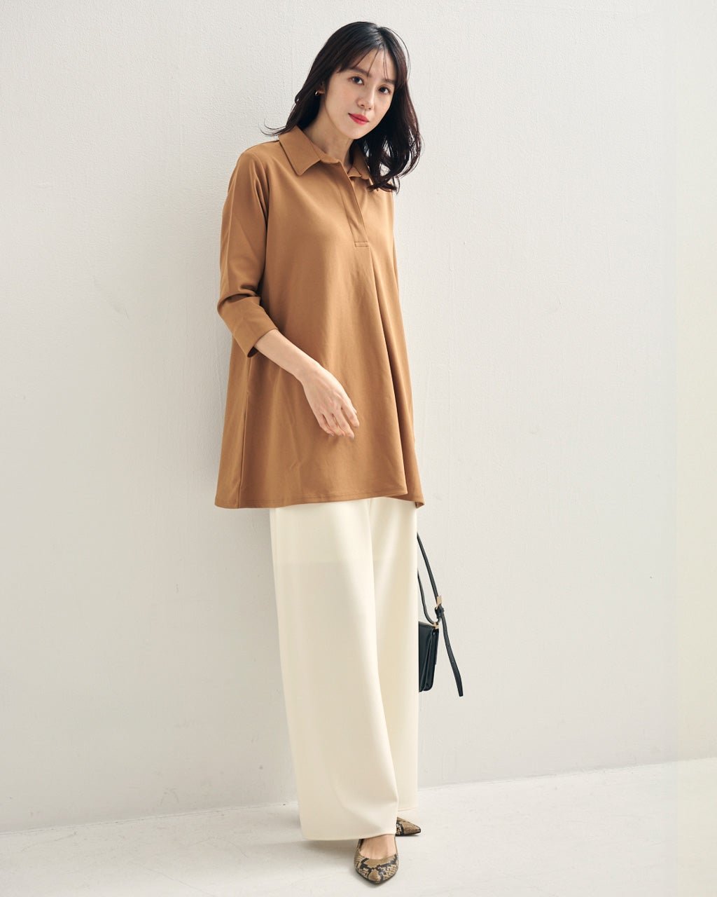 【ドゥクラッセ/DoCLASSE】のストレッチジョーゼット・ スキッパーチュニック 人気、トレンドファッション・服の通販 founy(ファニー) ファッション Fashion レディースファッション Fashion for Women トップス・カットソー Cut & Sew Tops カットソー Cut and Sewn Top サテン Satin, Glossy Fabric ジョーゼット Georgette, Semi-Sheer Fabric スキッパー Skipper, Open Collar ストレッチ Stretch, Stretchy Fabric チュニック Tunic, Long Top フレア Flare, Flared other-1|ID: prp329100004920724 ipo3291000000036916147