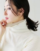 【ドゥクラッセ/DoCLASSE】のダブルタートル・ウール混シアーニット オフホワイト|ID: prp329100004920745 ipo3291000000036916258