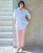 【ドゥクラッセ/DoCLASSE】のメランジWクロス・美脚ストレート/72cm 人気、トレンドファッション・服の通販 founy(ファニー) ファッション Fashion レディースファッション Fashion for Women パンツ Pants & Trousers ストレート Straight, Straight Cut メランジ Melange, Mixed Yarn thumbnail ピンク|ID: prp329100004920754 ipo3291000000036916301