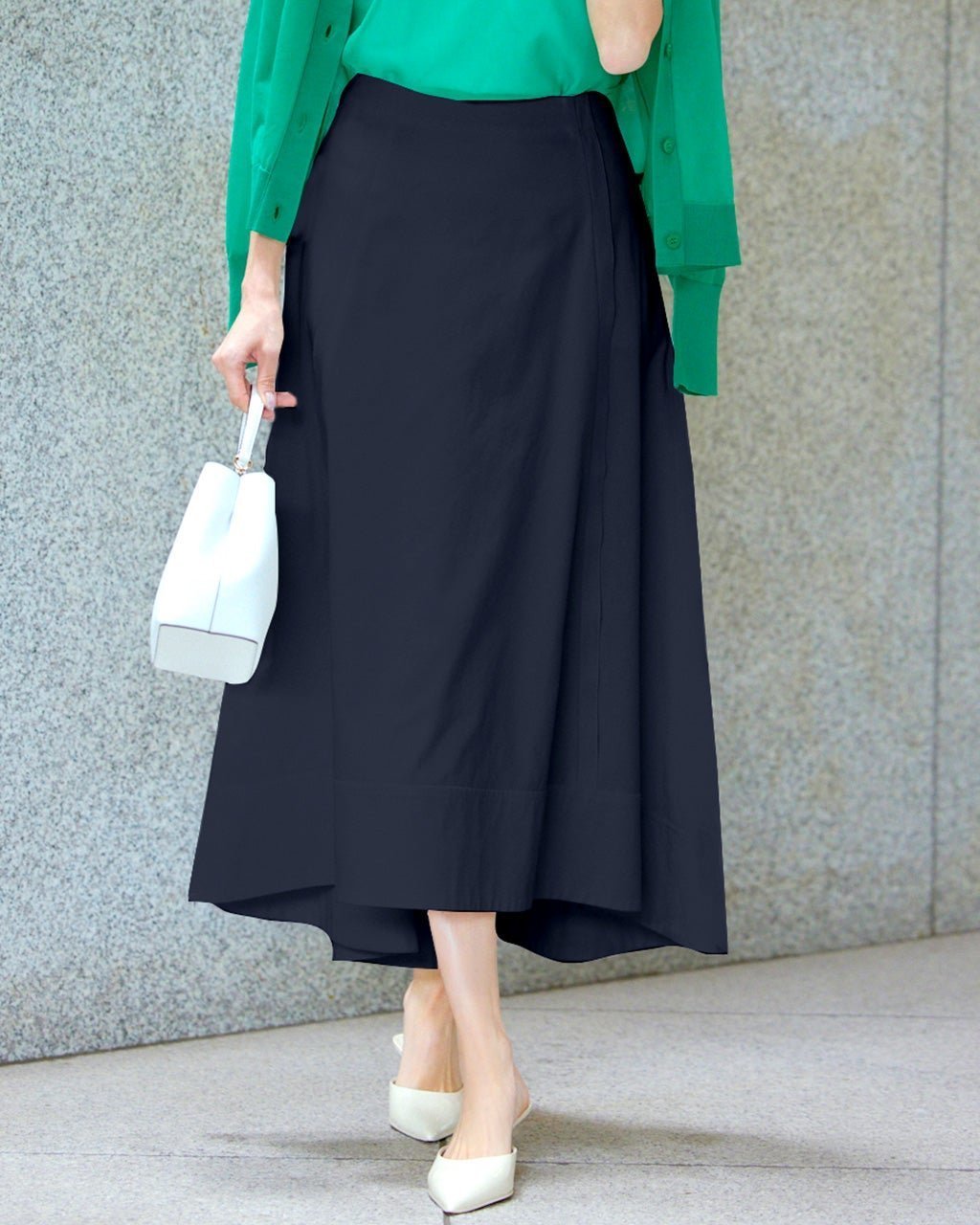 【ドゥクラッセ/DoCLASSE】のハイツイストチノ・フィッシュテールスカート インテリア・キッズ・メンズ・レディースファッション・服の通販 founy(ファニー) 　ファッション　Fashion　レディースファッション　Fashion for Women　スカート　Skirts　ビジネス 仕事 通勤　Business / Work / Commuting　ネイビー|ID: prp329100004920762 ipo3291000000036916332