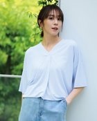 【ドゥクラッセ/DoCLASSE】のUVスラブ・フロントタックチュニック ペールブルー|ID: prp329100004920764 ipo3291000000036916341