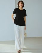 【ドゥクラッセ/DoCLASSE】の麻調スラブストレッチ・バギーワイド/75cm 人気、トレンドファッション・服の通販 founy(ファニー) ファッション Fashion レディースファッション Fashion for Women パンツ Pants & Trousers オケージョン Occasion Wear ストレッチ Stretch, Stretchy Fabric スマート Smart, Elegant センター Center, Center Line チェック Check, Plaid, Tartan ベスト Vest, Waistcoat ペチコート Petticoat, Underskirt おすすめ Recommended / Our Picks thumbnail ホワイト|ID: prp329100004920776 ipo3291000000036916424