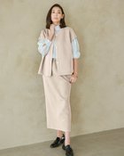 【ドゥクラッセ/DoCLASSE】のダンボールニット・ストレートスカート/長め丈 ライトベージュ|ID: prp329100004920779 ipo3291000000036916458