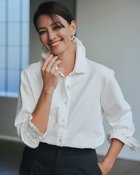 【ドゥクラッセ/DoCLASSE】のドレープデニム・フリルシャツ 人気、トレンドファッション・服の通販 founy(ファニー) ファッション Fashion レディースファッション Fashion for Women トップス・カットソー Cut & Sew Tops シャツ・ブラウス・オフィスカジュアル Elegant Blouses & Button-Ups おすすめ Recommended / Our Picks シンプル Simple, Minimal デニム Denim, Jeans Material フェミニン Feminine, Girly フリル Frill, Ruffle ロング Long, Long-Length エレガント 上品 Elegant thumbnail ホワイト|ID: prp329100004920788 ipo3291000000036916511