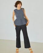 【ドゥクラッセ/DoCLASSE】のリネン混クールタッチ・ストレートパンツ/69cm 人気、トレンドファッション・服の通販 founy(ファニー) ファッション Fashion レディースファッション Fashion for Women パンツ Pants & Trousers オケージョン Occasion Wear オックス Oxford Fabric ストレッチ Stretch, Stretchy Fabric ストレート Straight, Straight Cut チェック Check, Plaid, Tartan ベスト Vest, Waistcoat メランジ Melange, Mixed Yarn リネン Linen, Linen Fabric 夏 Summer thumbnail ブラック|ID: prp329100004920790 ipo3291000000036916525