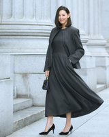 【ドゥクラッセ/DoCLASSE】のスマートツイル・ フィット&フレアワンピース 大人の最旬トレンドファッション＆コーディネート founy(ファウニー) ファッション Fashion レディースファッション Fashion for Women ワンピース Dresses 洗える Machine Washable コンパクト Compact, Small Size シンプル Simple, Minimal ストレッチ Stretch, Stretchy Fabric スーツ Suit, Formalwear チェック Check, Plaid, Tartan パターン Pattern, Design Print フィット Fit, Slim Fit フレア Flare, Flared A/W・秋冬 Autumn/Winter S/S・春夏 SS, Spring/Summer, Warm Season 夏 Summer エレガント 上品 Elegant セレモニー Ceremony ビジネス 仕事 通勤 Business / Work / Commuting |ID:prp329100004920803