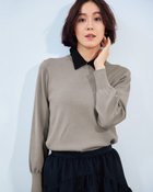 【ドゥクラッセ/DoCLASSE】の総針編み・つけ衿プルオーバー 人気、トレンドファッション・服の通販 founy(ファニー) ファッション Fashion レディースファッション Fashion for Women トップス・カットソー Cut & Sew Tops ニット Knit Tops & Sweaters カジュアルプルオーバー・ニットトップス Pullovers & Knit Tops / Casual Pullovers セーター Sweater, Knitwear パール Pearl, Pearl Accent ベーシック Basic, Essential thumbnail ソフトグレー|ID: prp329100004920805 ipo3291000000036916623