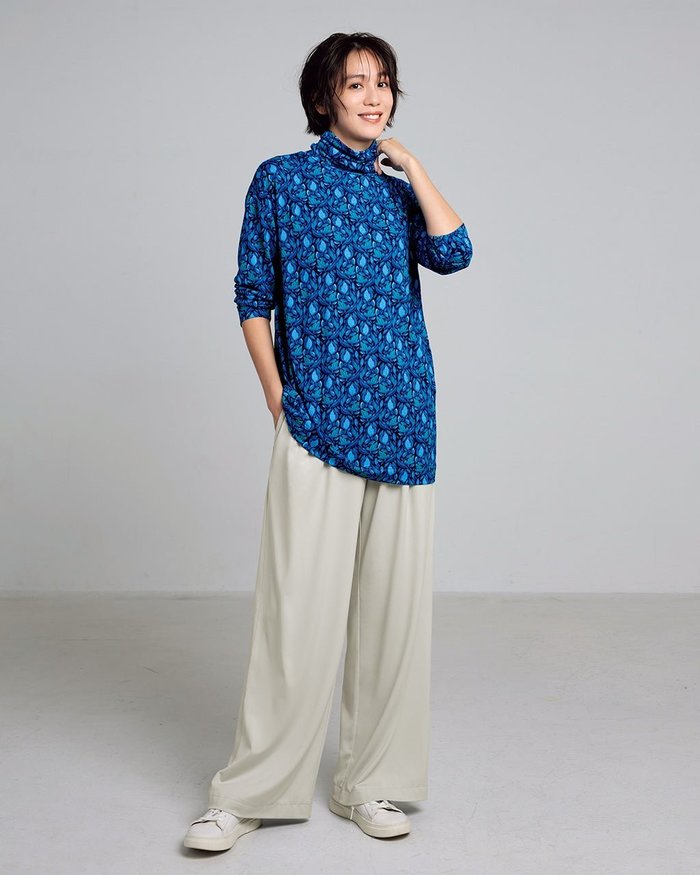 【ドゥクラッセ/DoCLASSE】のピーチストレッチ・ワイドパンツ インテリア・キッズ・メンズ・レディースファッション・服の通販 founy(ファニー) https://founy.com/ ファッション Fashion レディースファッション Fashion for Women セットアップ Matching Sets レディースパンツ・ボトムス Pants & Trousers / Bottoms お家時間・ステイホーム Stay Home / At Home カットソー Cut and Sewn Top セットアップ Set-Up, Coordinated Outfit パターン Pattern, Design Print ピーチ Peach, Soft Touch リラックス Relax, Relaxed Fit ワイド Wide, Wide Fit 無地 Plain, Solid Color |ID: prp329100004920811 ipo3291000000036916652