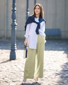 【ドゥクラッセ/DoCLASSE】のシルキーポンチ・タックワイドパンツ 人気、トレンドファッション・服の通販 founy(ファニー) ファッション Fashion レディースファッション Fashion for Women パンツ Pants & Trousers なめらか Smooth, Silky Texture ダブル Double, Double-Breasted トレンド Trend, Trending Now ロング Long, Long-Length 夏 Summer 春 Spring S/S・春夏 SS, Spring/Summer, Warm Season thumbnail セージ|ID: prp329100004920819 ipo3291000000036916695